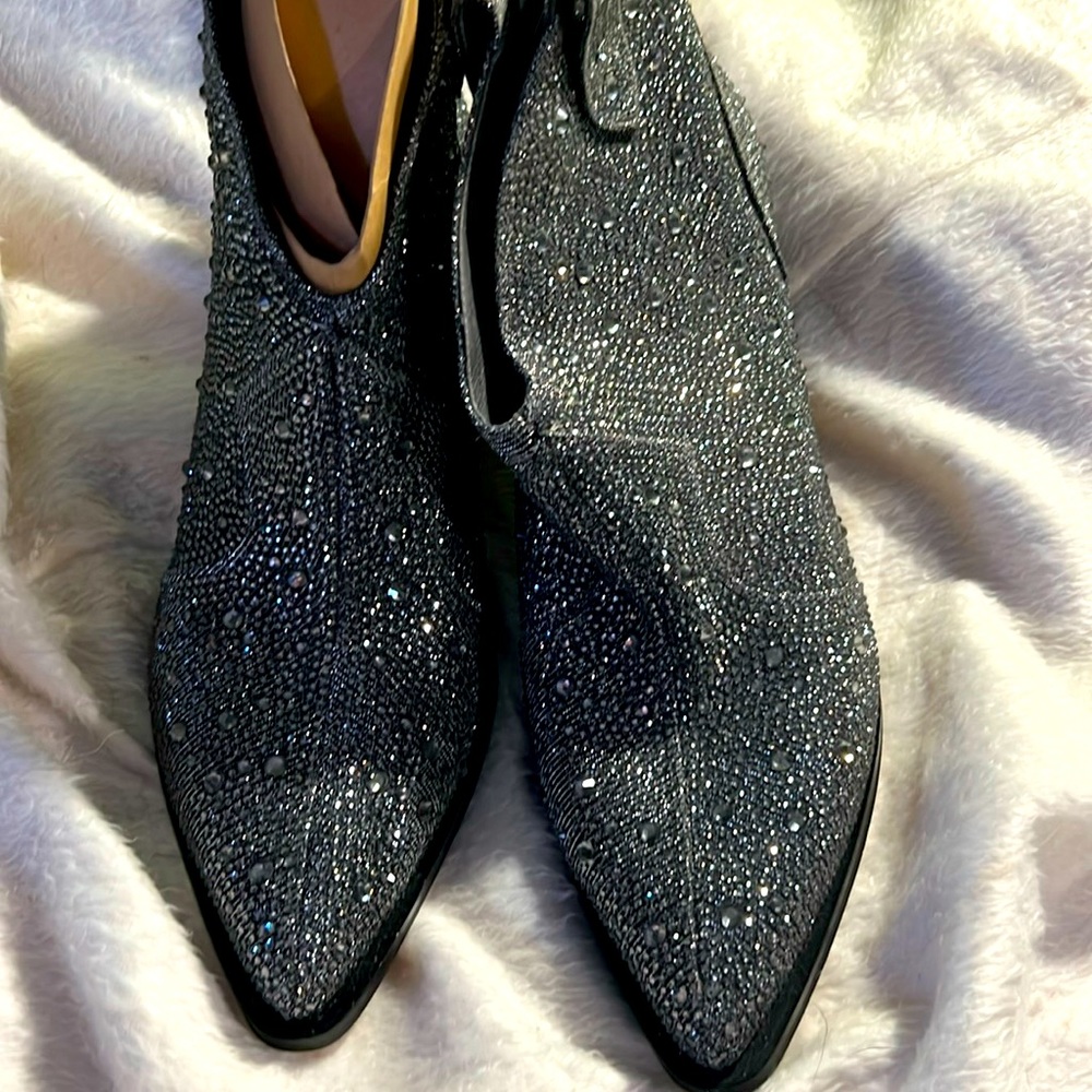 Rhinestone boots